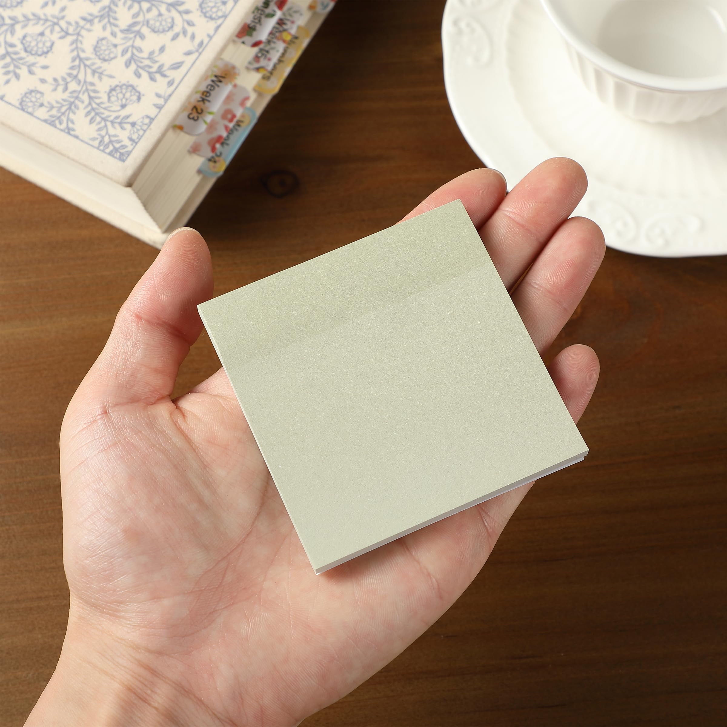 Mr. Pen - Note adesive, 3 "x3", 12 blocchetti, 600 fogli, colori scuri e terrosi foglietti adesivi 3x3