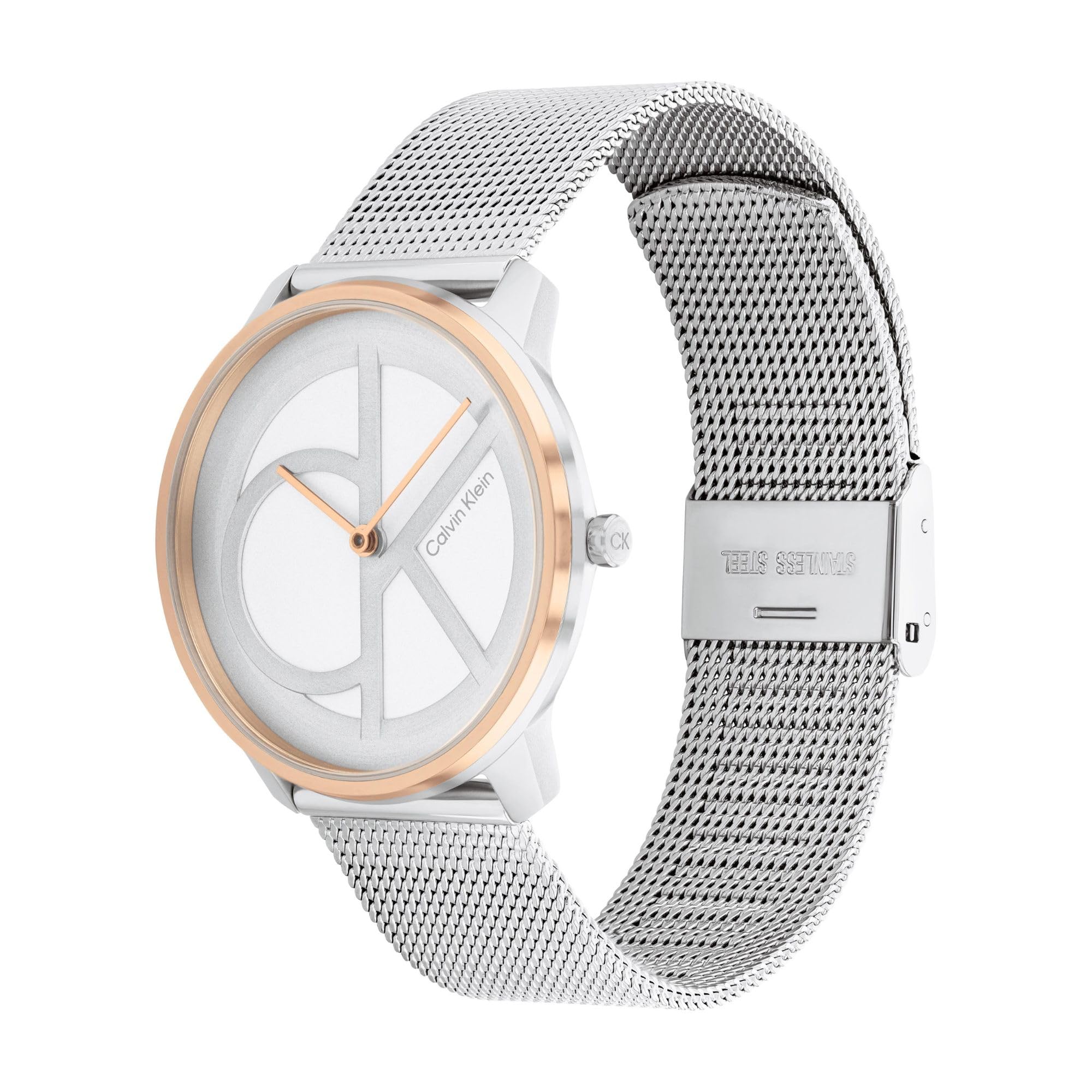 Women's CK Iconic 35mm Quartz Watch - Stainless Steel Mesh Bracelet - Dettaglio