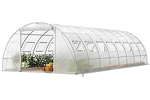 PHI VILLA 26'x12'x6.6' Premium Hoop Greenhouse