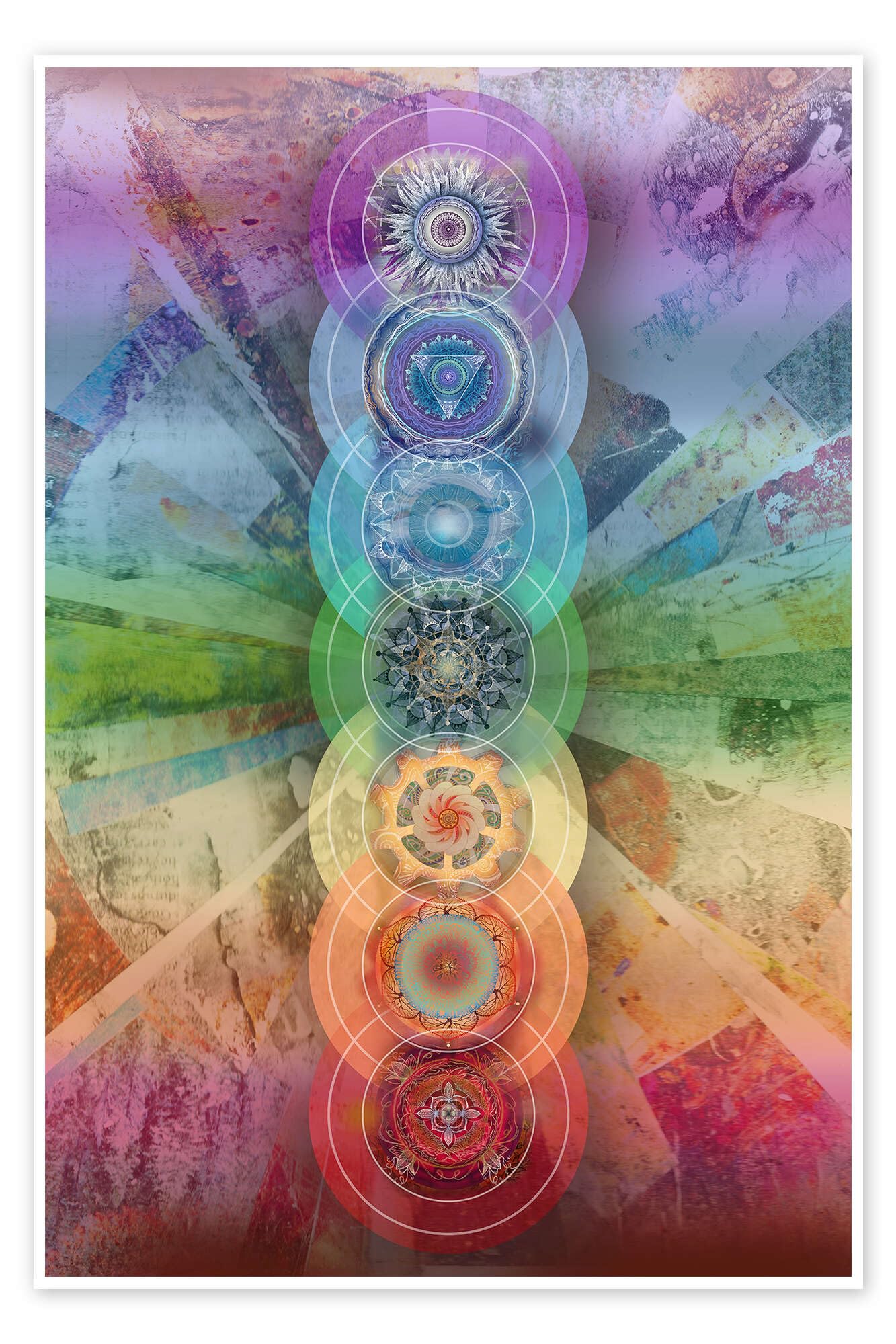 Seven Chakras Plakat