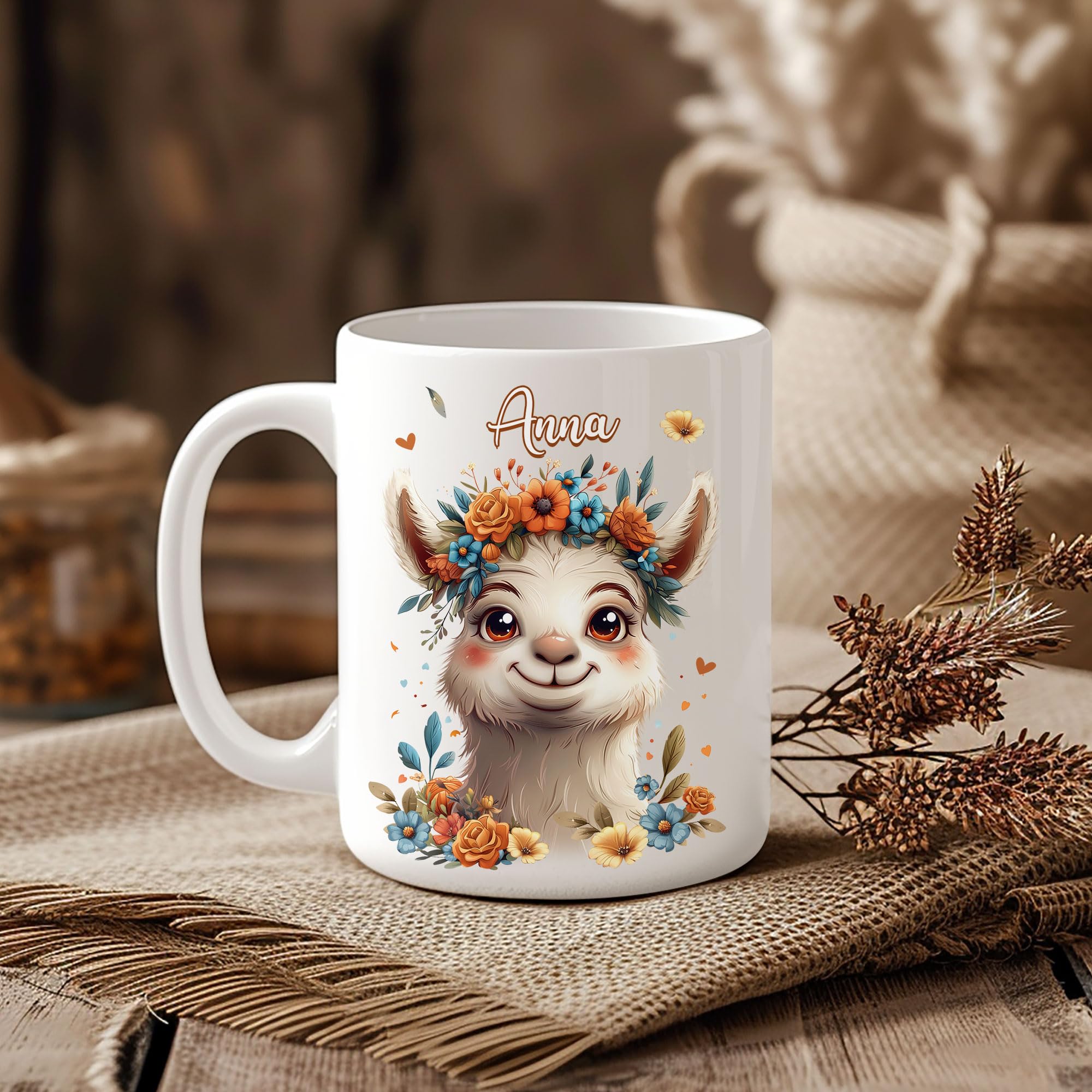 Amazon.com: Hyturtle Personalized Cute Llama Coffee Mug - Gift For Llama  Lover - Just A Girl Who Loves Llamas - Llama Gift For Women - Animal Lover  Gift - Birthday - Custom