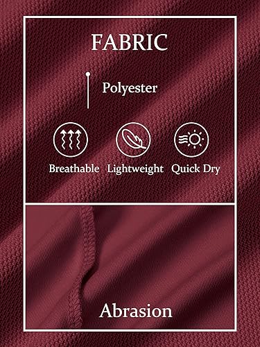 Miniatura 6 de TACVASEN Camisa de golf para hombre Dry Fit Polo de manga corta de rendimiento Polos de golf para hombres con cuello camisas de trabajo