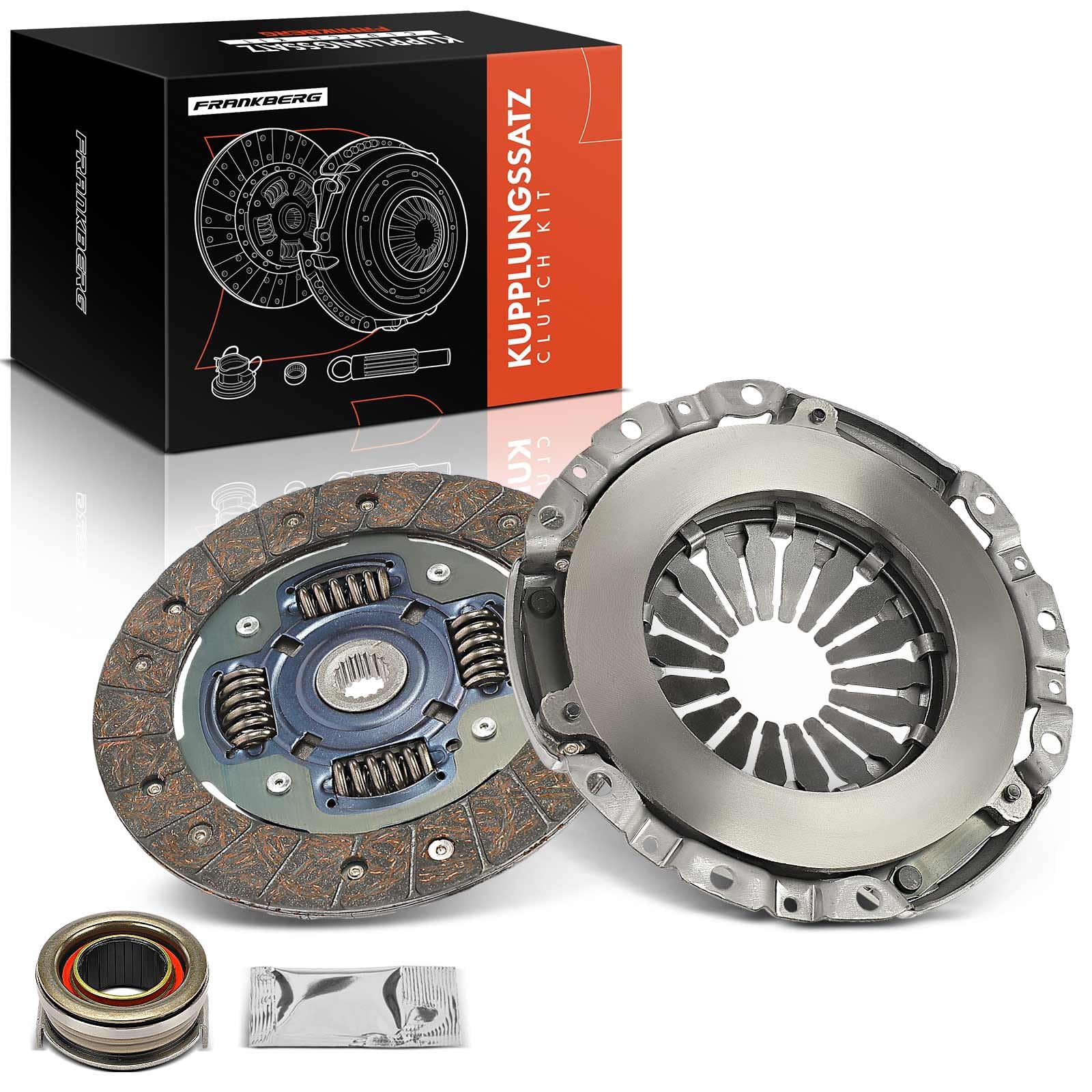Frankberg Kit de embrague con cojinete de desembrague 926528004 | Compatible con: Matiz M200 M250 ,Alto FF HA24 ,Wagon R+ Hatchback EM