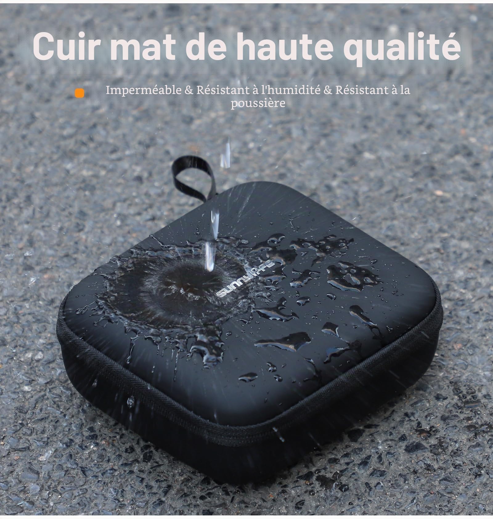 Drone Étui Sac pour DJI Flip, Étui de Voyage Rigide Étui de Protection pour DJI Flip (Black)