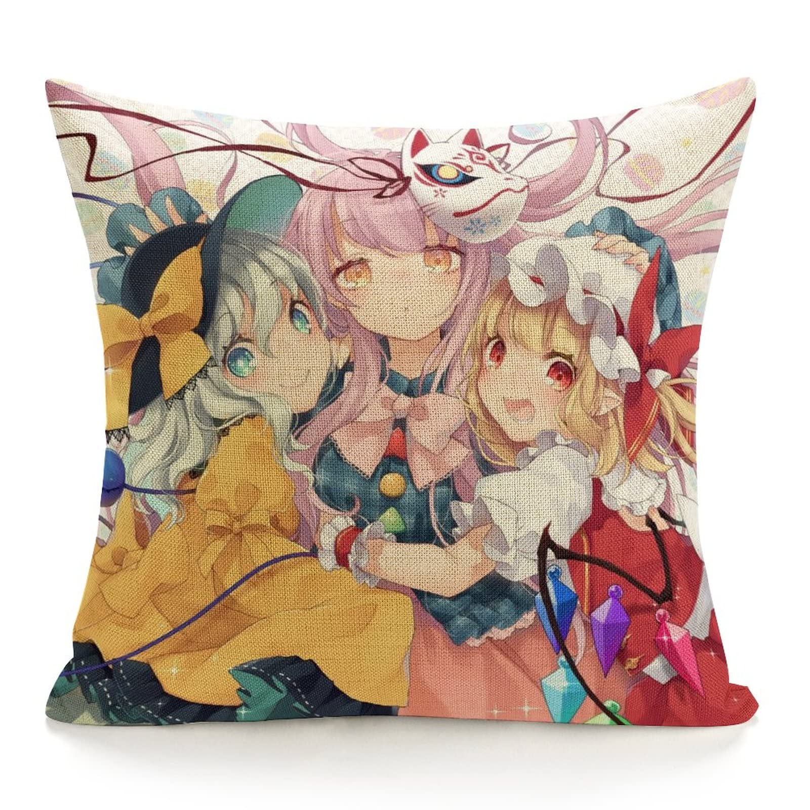 Amazon.co.jp: クッションカバー アニメ 古明地こいし 秦こころ 東方 