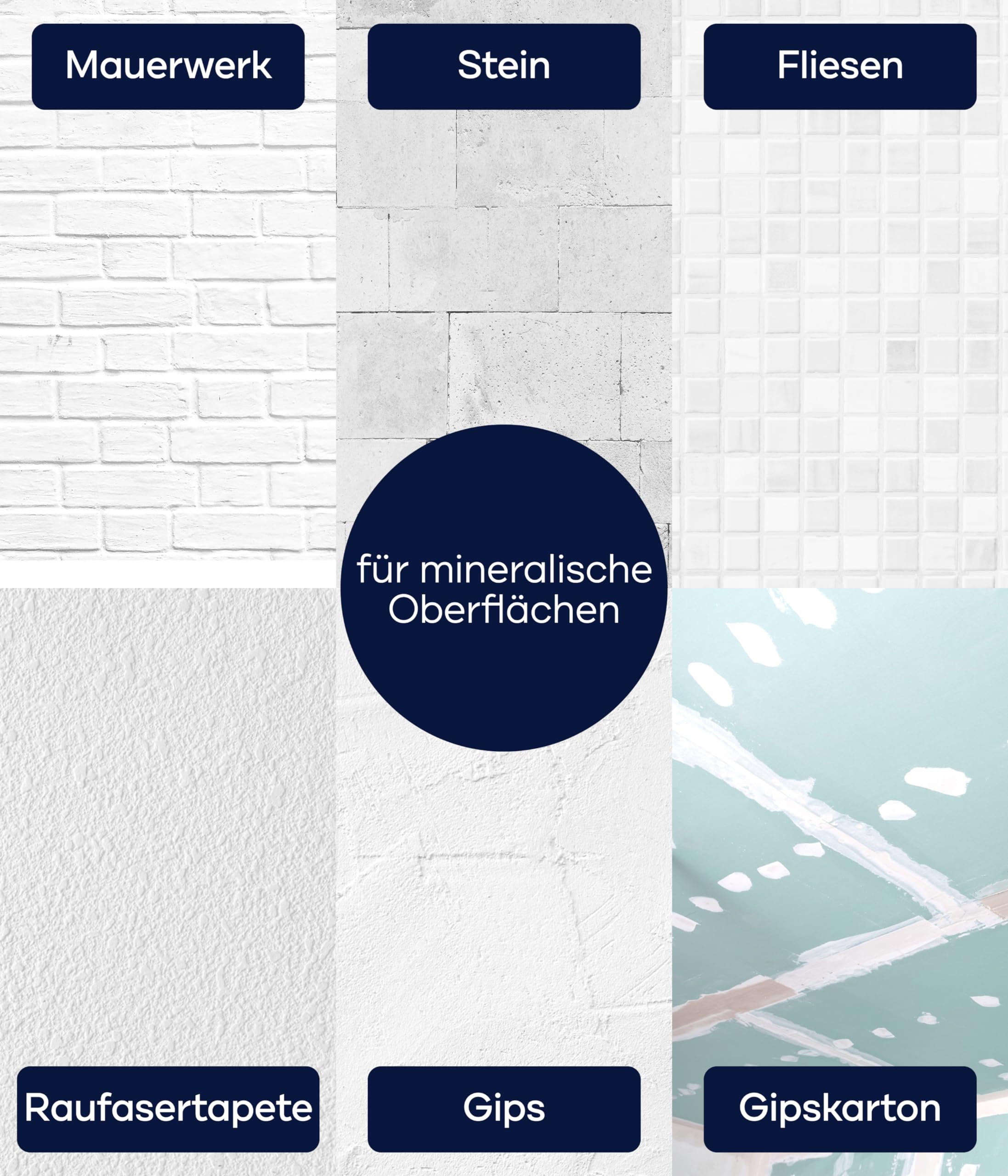Plid Schneeweiß Wandfarbe Weiß 10L für ca. 60 m² - Polarweiß geruchsarm - Innenfarbe Wall Paint White - Diffusionsfähig