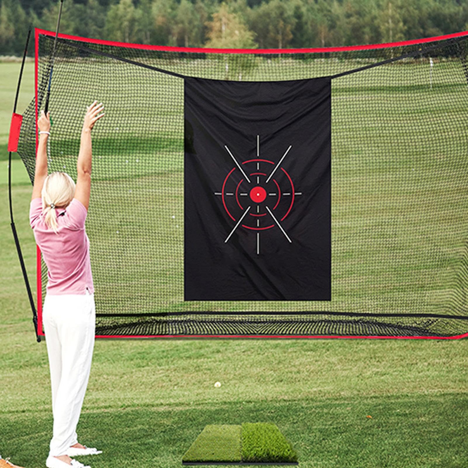 Red De Práctica para Golf Objetivo De Entrenamiento para Uso En Interior Y Exterior