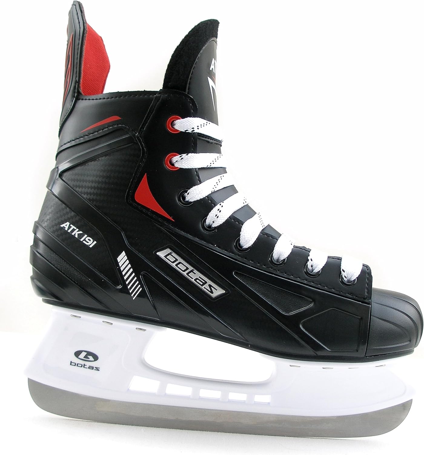 Botas - Yukon 381 - Men's Ice Hockey Skates | Made in Europe (Czech Republic) | Color: Black with Silver