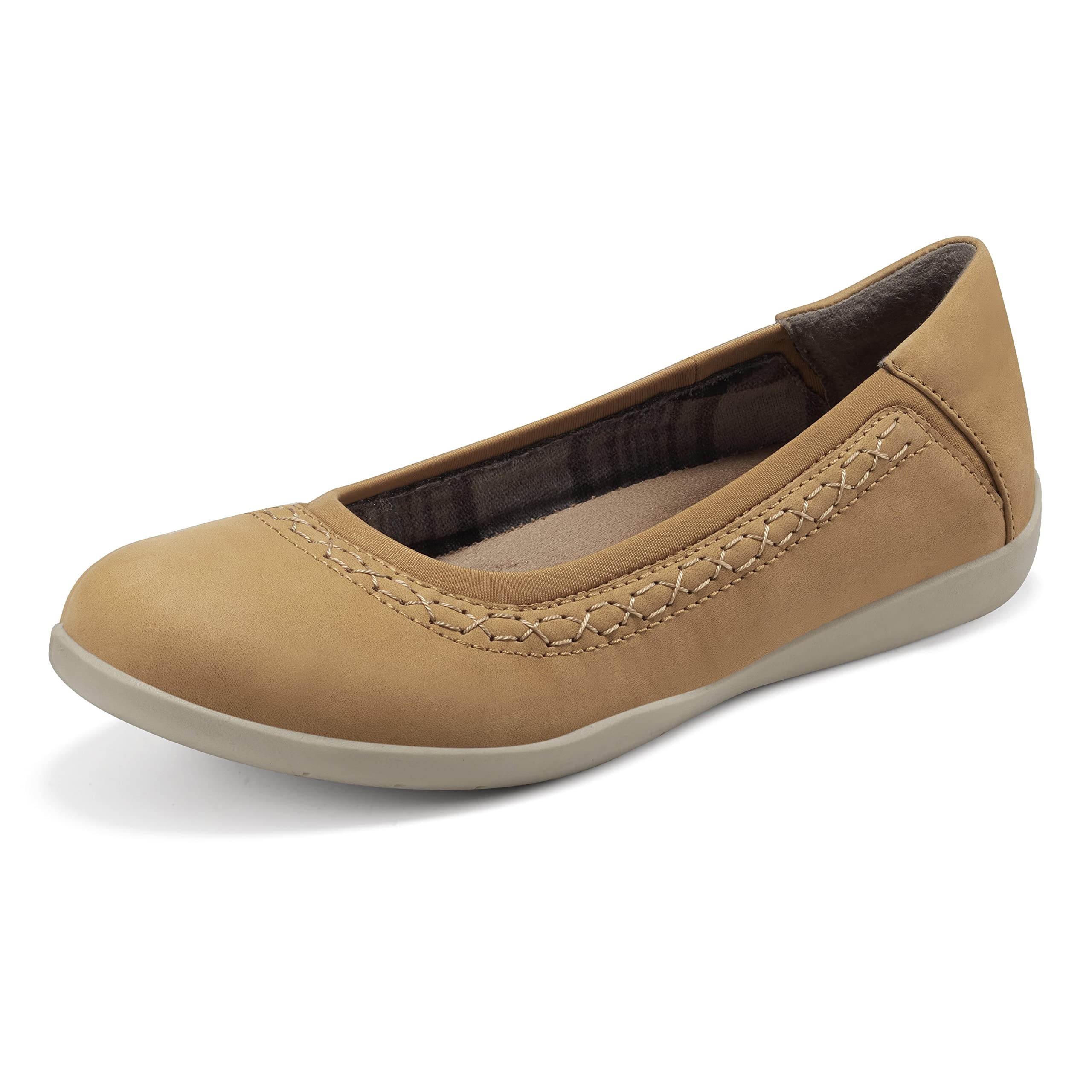 Earth OriginsWomen's Fable Slip-On Leather Flat for Work, Casual, Everyday