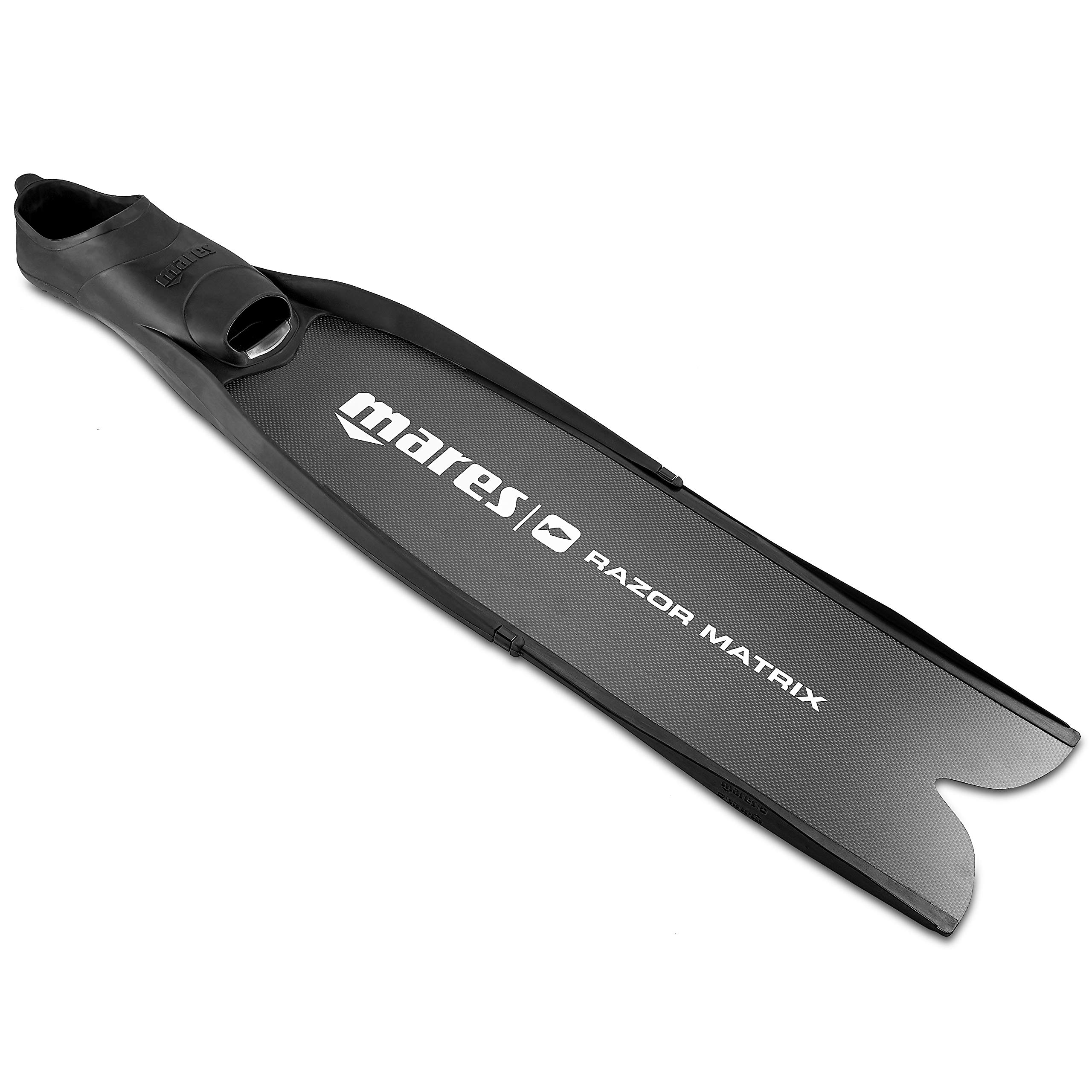 Mares Razor Matrix Spear Fishing Full Foot Fins, Black 5.5/6.5 (39 
