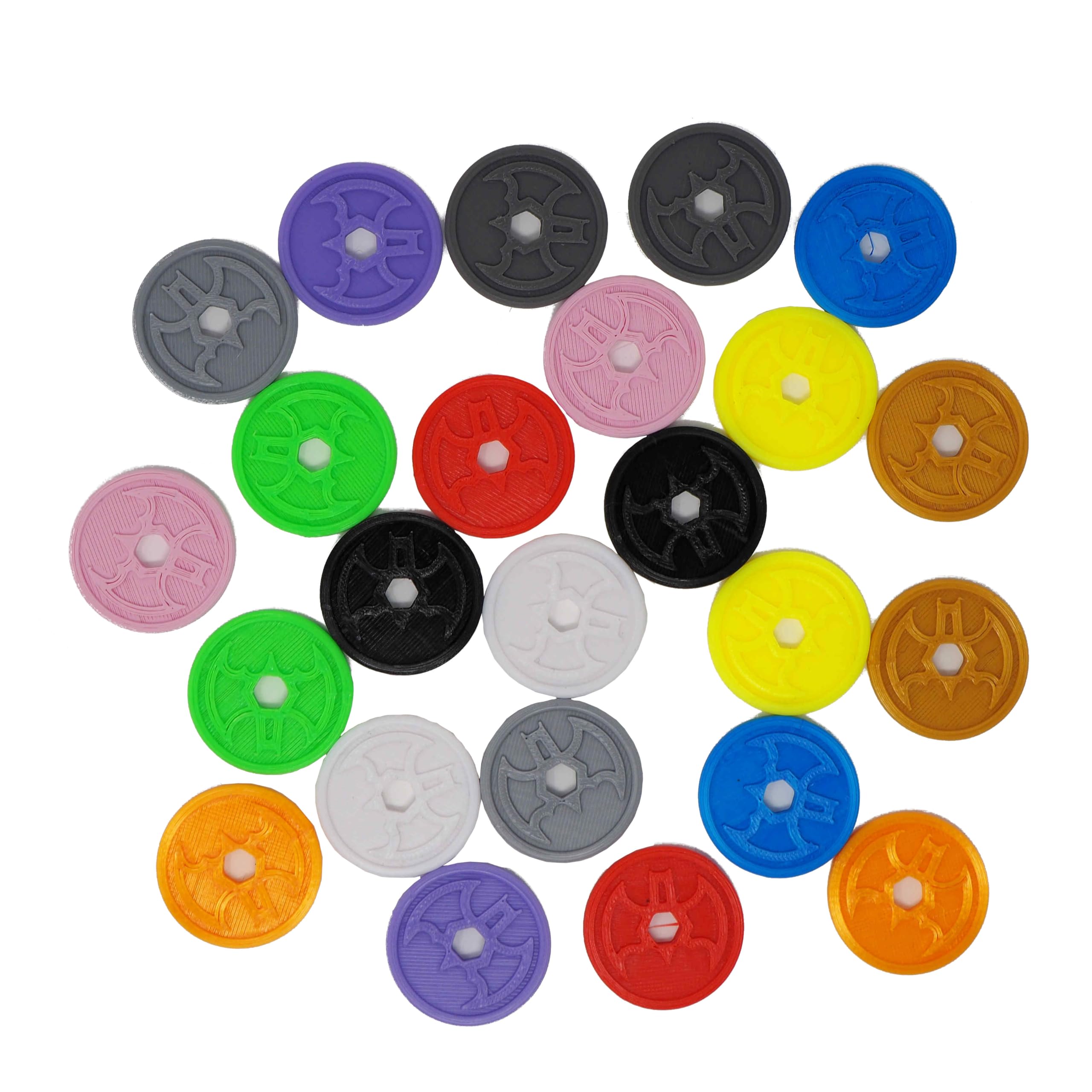 eTech4Us Set of 4 Silver Replacement Disc Part for Imaginext Batbot Bat-Tech - Image 4