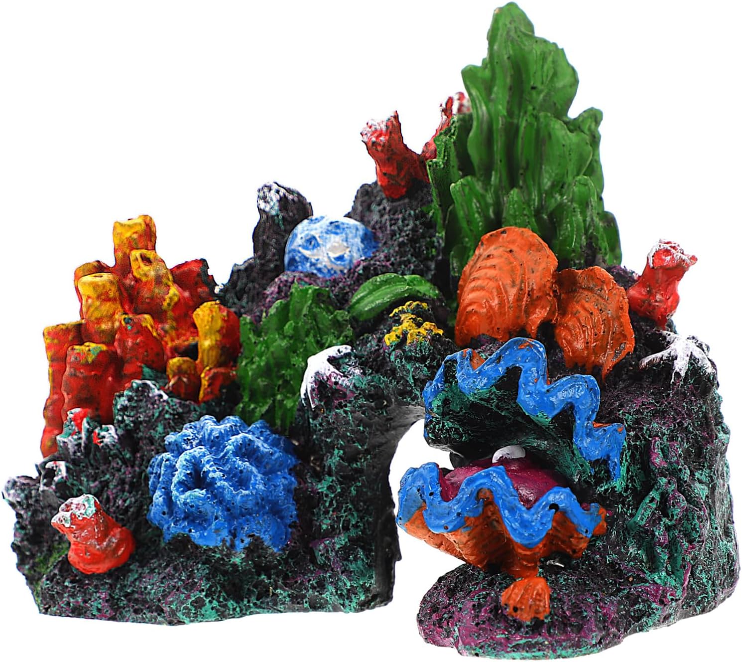 4pcs Coral Reef Decoration Aquarium Decorations Fish Aquarium Accessories Coral Ornaments Fish Tank Decorations Small Fish Tank Coral Decorations Large Artific