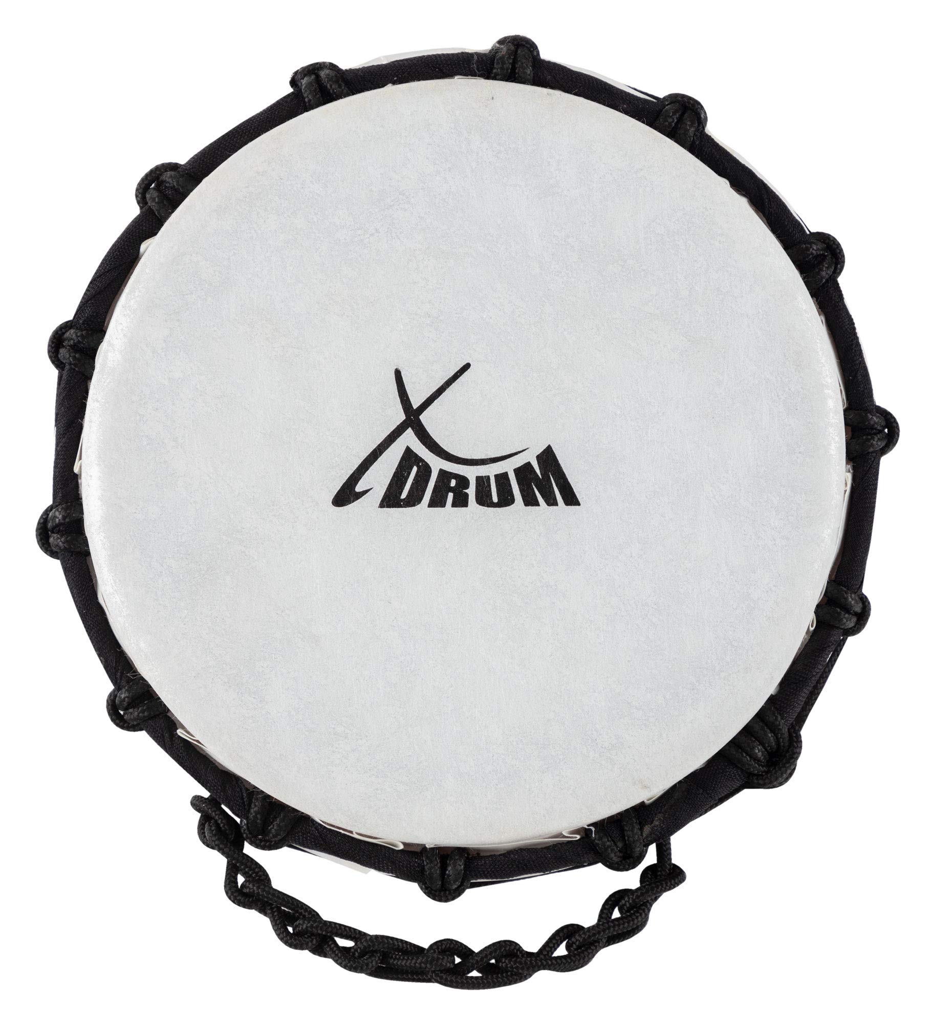 XDrum Primero Junior 31cm Djembe aus PVC - Korpus aus Kunststoff mit traditionellem Stimmsystem - Kompakt und leicht, somit ideal für Kinder und Einsteiger - grün