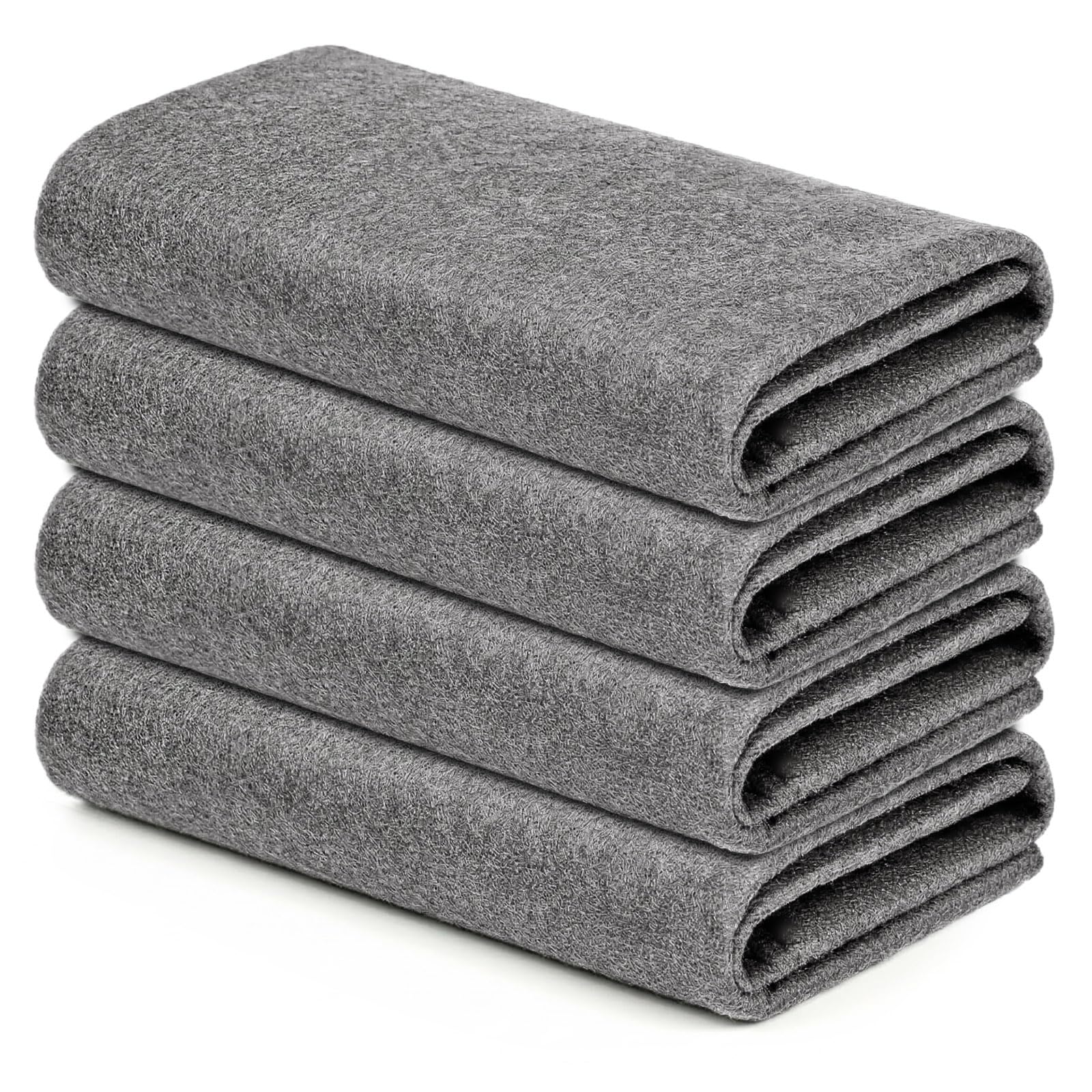 Loiluliy Chiffon Magique Vitre sans Trace, 4 Pièces Magic Chiffon De Nettoyage 30x40cm Réutilisables Chiffon Microfibre pour Les Miroirs De Voiture Vitres Cuisine Salle De Bain - 1