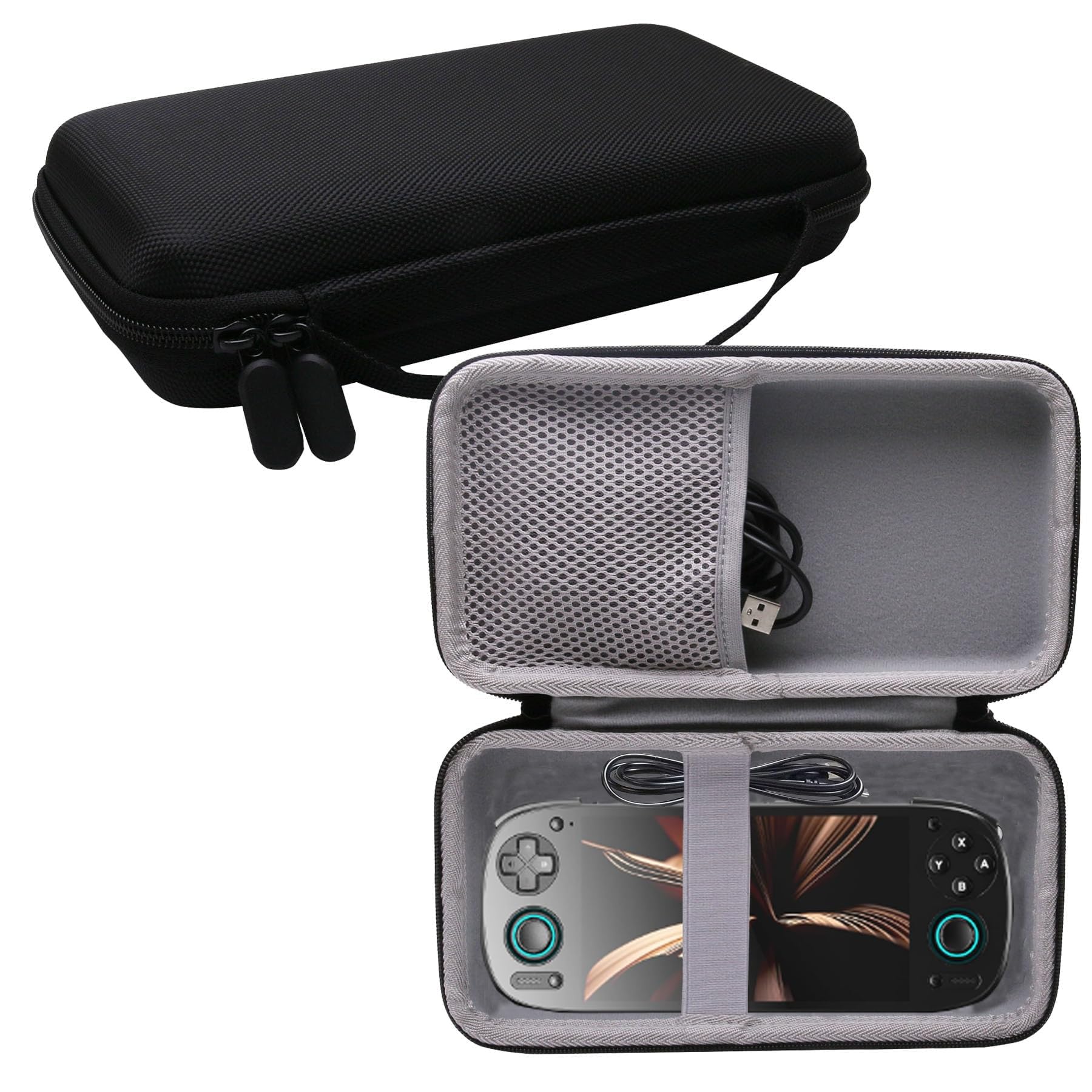 Sacoche Transport Retroid Pocket Mini – Étui Noir – Protection Voyage – Pochette Organisation – Mallette Rigide