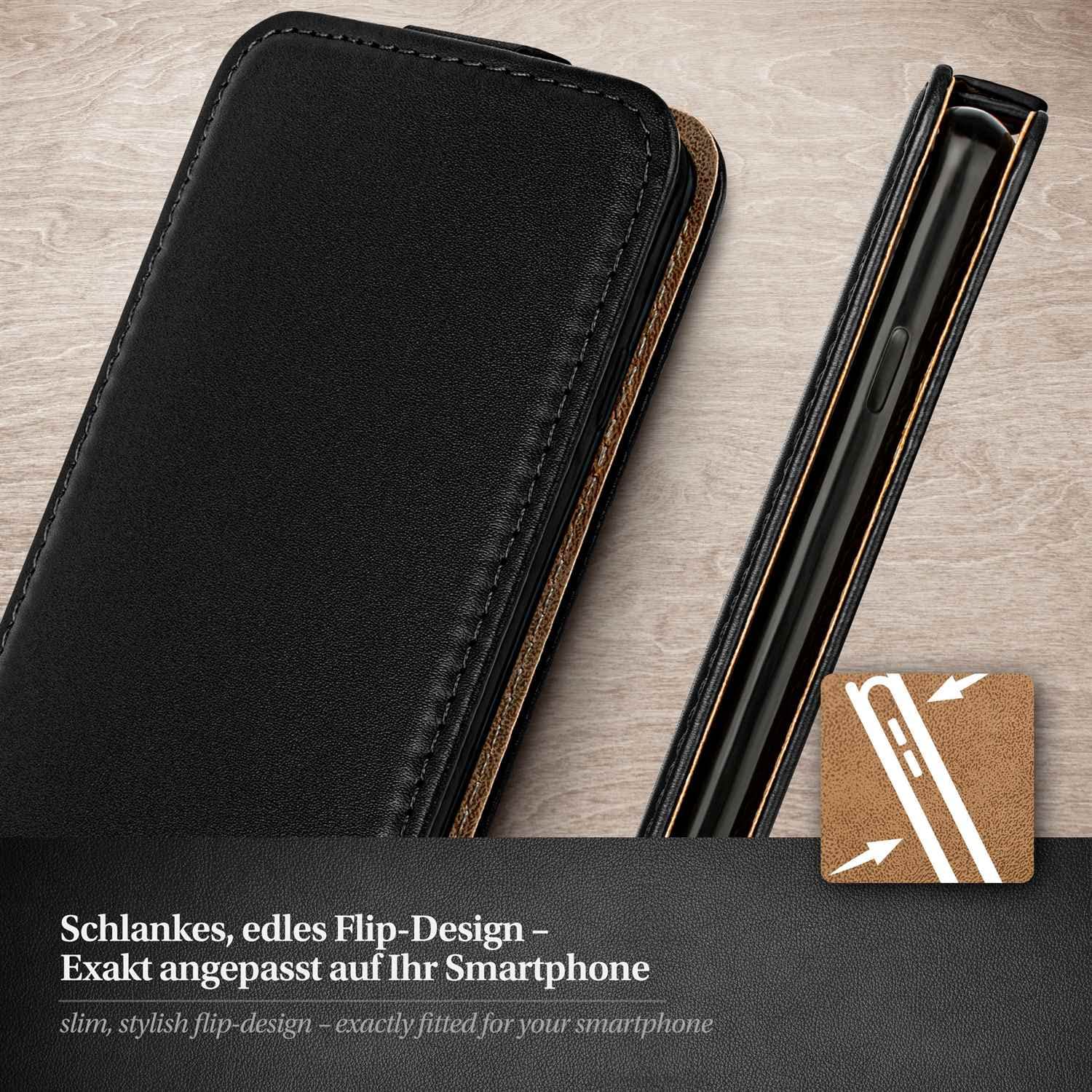 Moex Funda Para Xiaomi 13 Pro Funda Plegable Con Tarjetero, Funda Protectora De Cuero Vegano, Funda Plegable Para Insertar, Protección 360 Grados Flip Case Funda Móvil - Negro