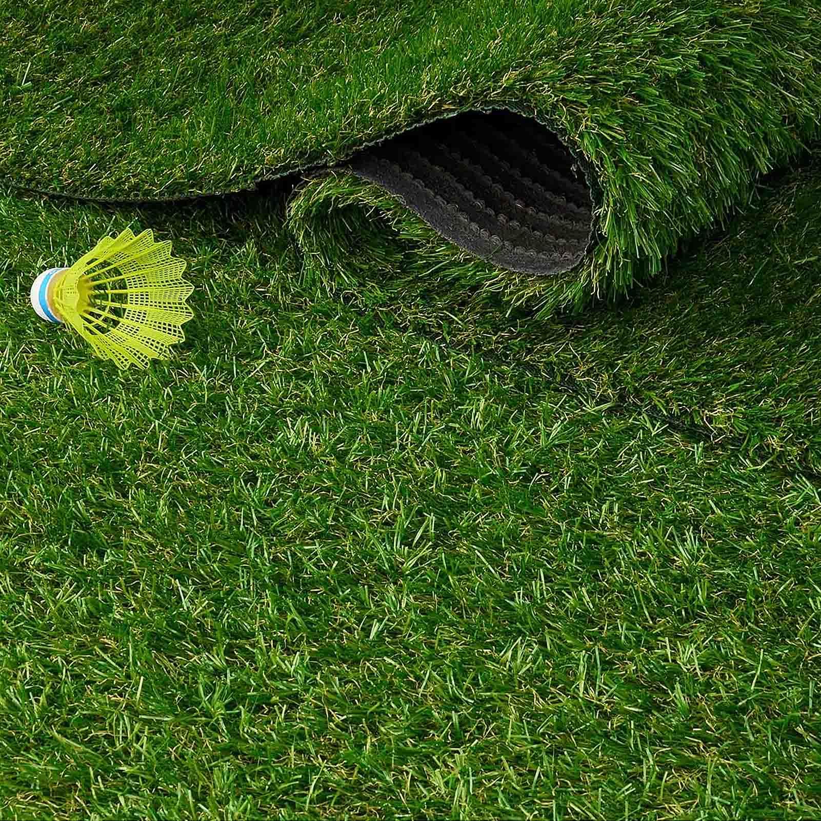 Tappeto erboso in erba artificiale verde per interni ed esterni 50 x 200 cm Tappeto in erba finta/tappetino per animali domestici con retro in gomma