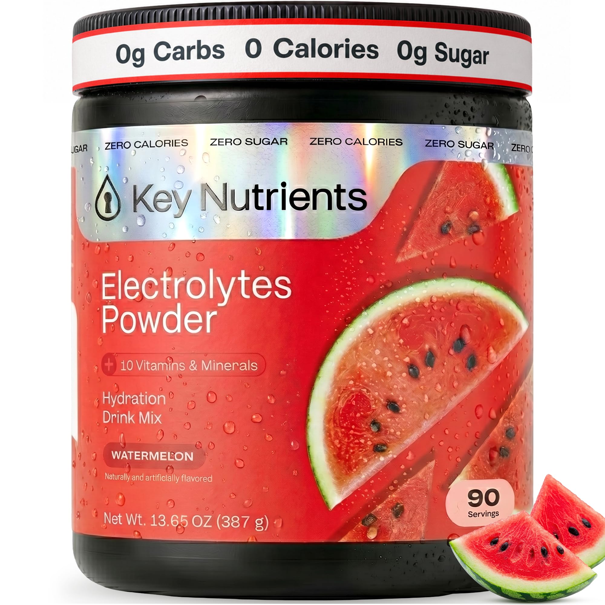KEY NUTRIENTS Multivitamin Electrolytes Powder, Lemonade, 90 Servings — Amazon image 21