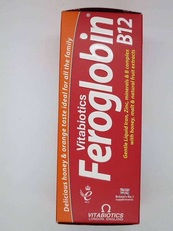 Feroglobin Vitabiotics -B12 Iron Supplement Liquid 200Ml by Feroglobin