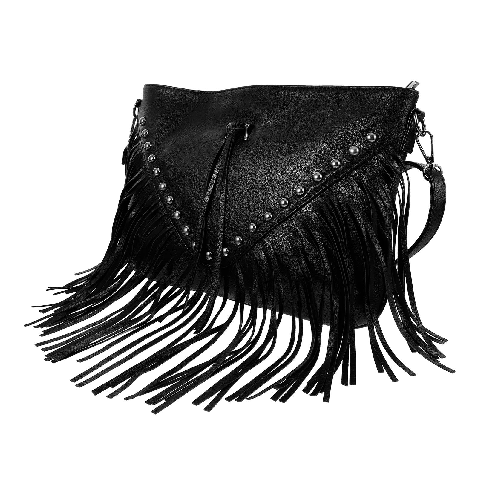Bolso de Hombro para Mujer Resistente y Cómodo con Borlas 8