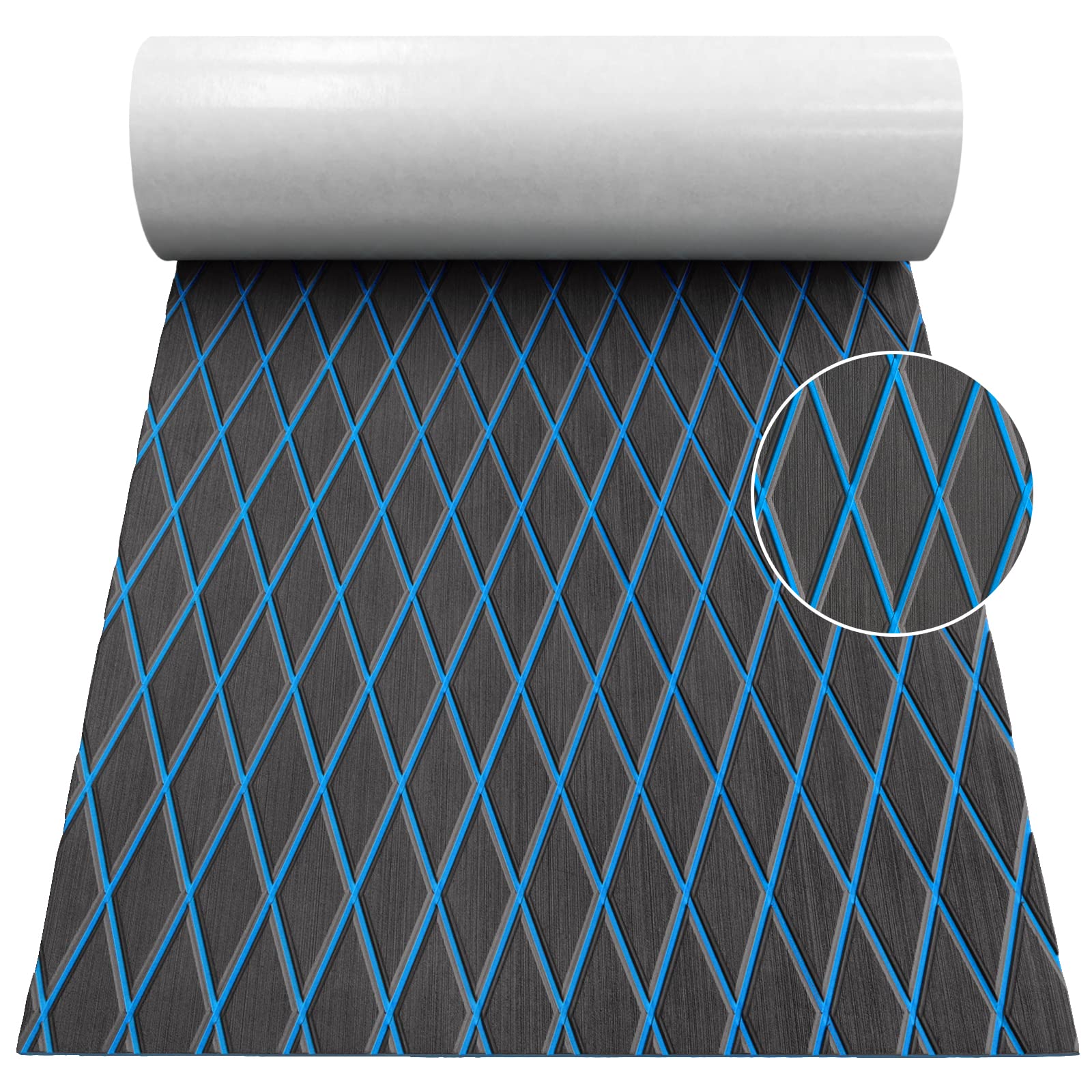 EVA Foam Boat Decking Sheet Self-Adhesive Boat Flooring Waterproof Faux Teak Marine flooring Non-Slip Sea Deck Boat Flooring For Fishing Boat Yacht MotorBoat Kayak Surfboard RV 74.8" X27.5"/13"