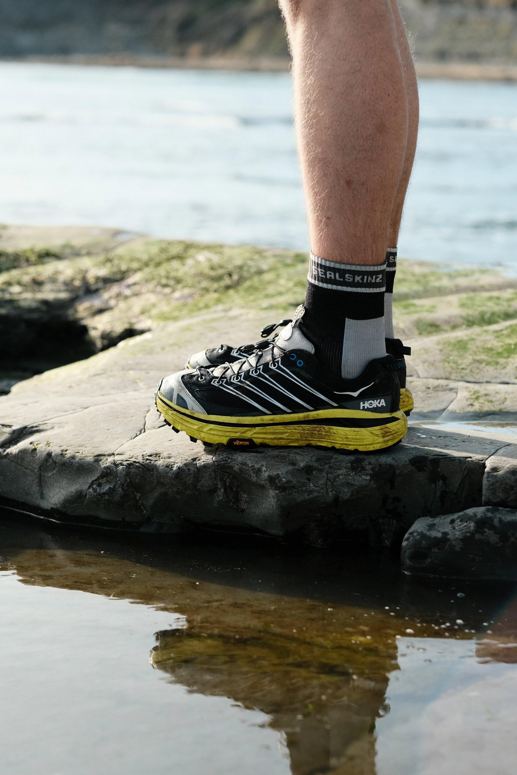 SEALSKINZ Holverstone Waterproof Ankle Length Lightweight Running Sock
