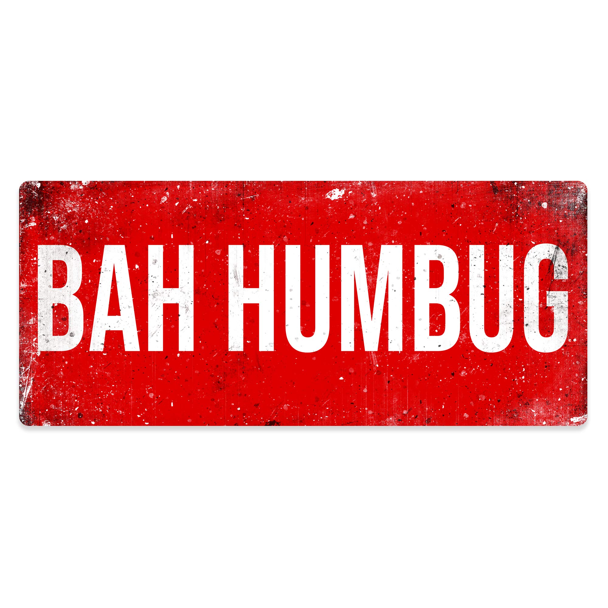 BAH HUMBUG – Sticky Pads | Printed Metal Wall Sign Plaque