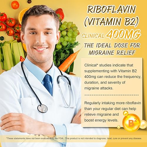 Miniatura 7 de Totaria Gomitas de vitamina B2, riboflavina sin azúcar, suplemento de 400 mg para adultos y niños con glicinato de magnesio 400 mg, COQ10 y saúco,