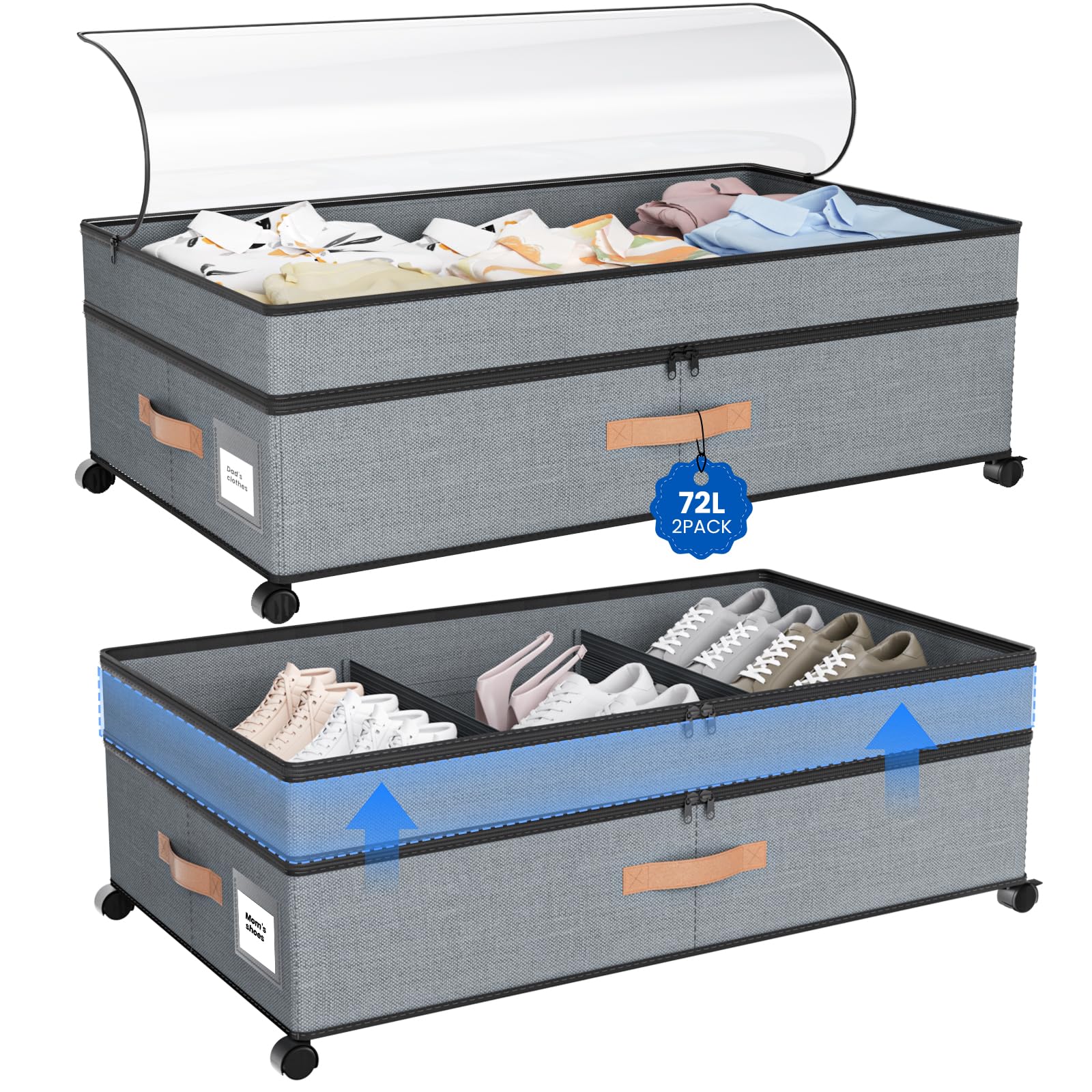 Contenitore sotto il letto