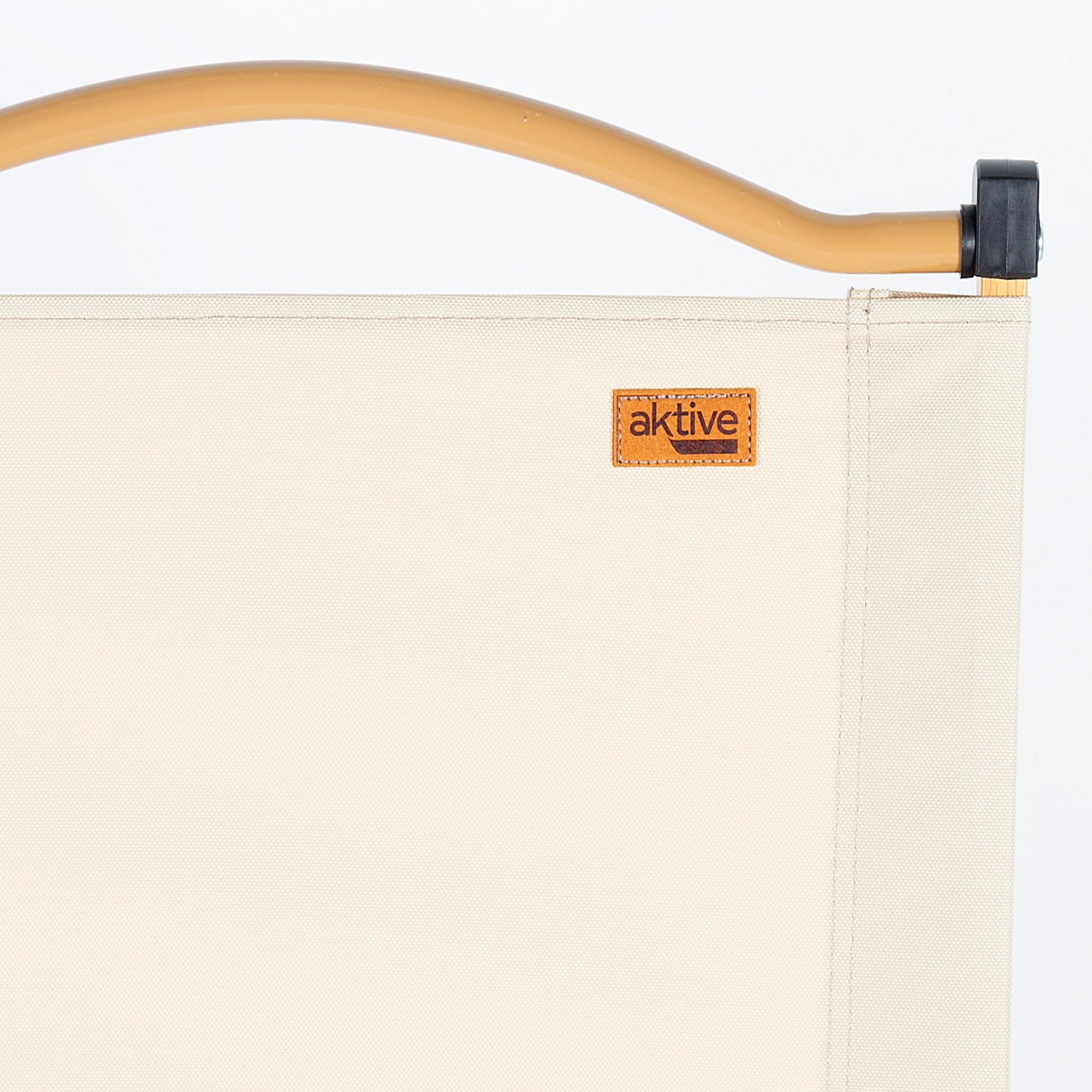 AKTIVE 63022 składane krzesło kempingowe typu Glamping sawanna, materiał: poliester i aluminium, wytrzymałe, maksymalne obciążenie 110 kg, wymiary 61 x 54 x 77 cm