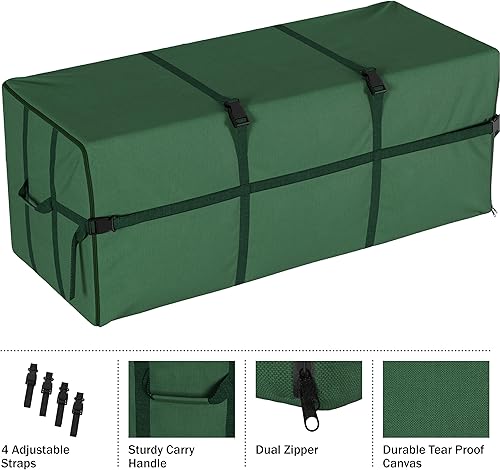 Miniatura 5 de Bolsa de almacenamiento Elf Stor para árbol de Navidad grande lona resistente para árbol de 9 pies
