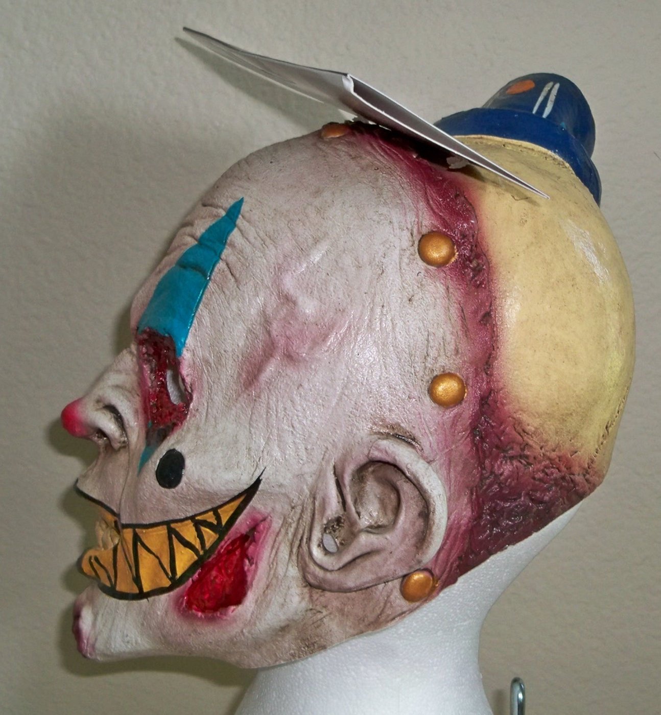 Ghoulish Productions - Maschera per bambini Mimezack Jr, linea per bambini, costume in lattice resistente, dipinto a mano, Halloween, sfilata di carnevale, festa in costume, taglia unica per adulti.