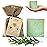 Dr.Ancient Tea Tree Soap Bar, Organic Soap Bars Handcrafted the Traditional Way, Natural Chemical-Free, Vegan, Used for Face and Body, Deep Cleansing, and Nourishing Daily Skin