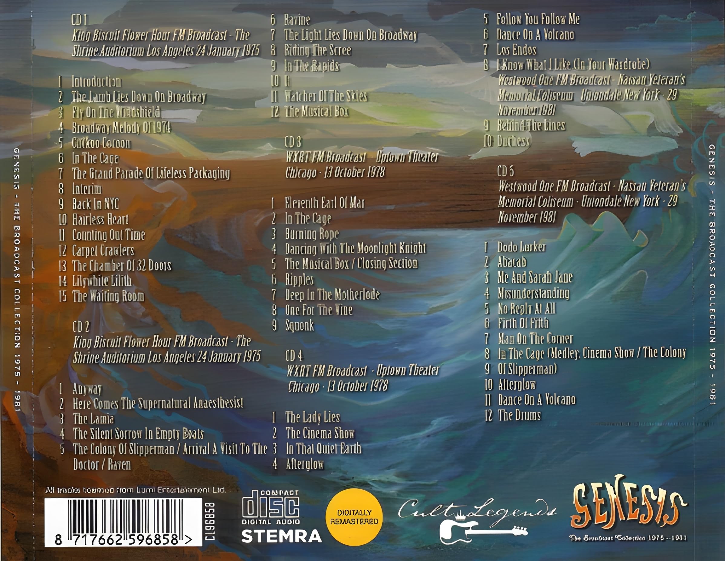 Genesis - The Broadcast Collection 1975-1981 - 5СD