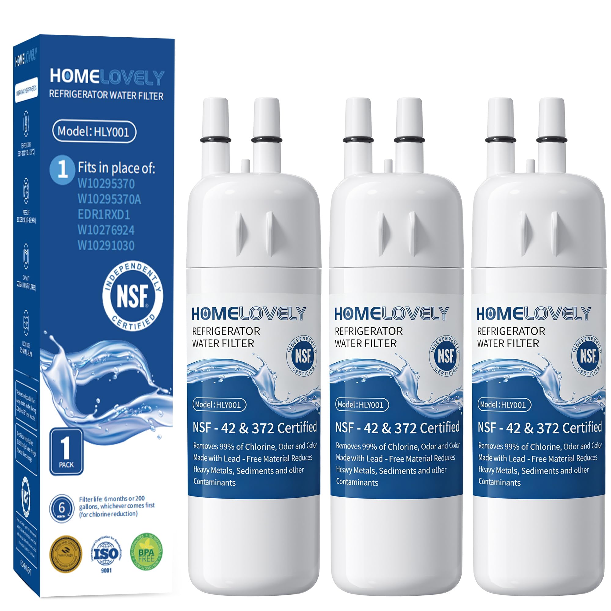 Whirlpool Filter 1 Replacement - 3 Pack -1 Whirlpool Filter 1 Replacement - 3 Pack -1