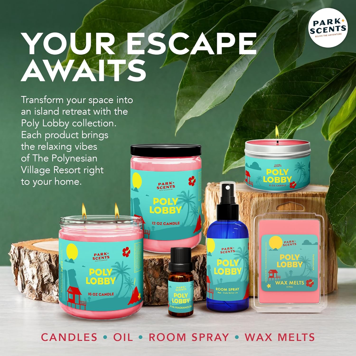 Park Scents Poly Lobby – Polynesian Resort Theme Park Hotel Inspired Fragrance Oil – USA Made – Luxury Scented Essential Oils for Diffusers for Home, Aromatherapy, Gifts for Women, Sister (10ml) - Image 6