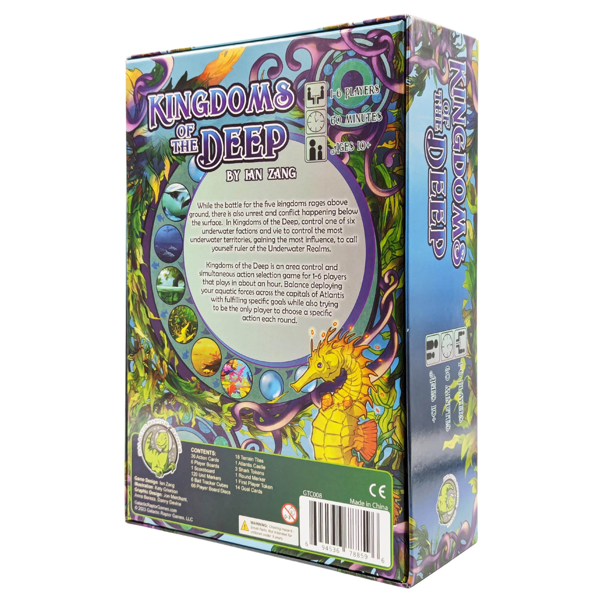Weird Giraffe Games Kingdoms of The Deep by Strategy Jeu de société pour 1 à 6 joueurs et à partir de 10 ans