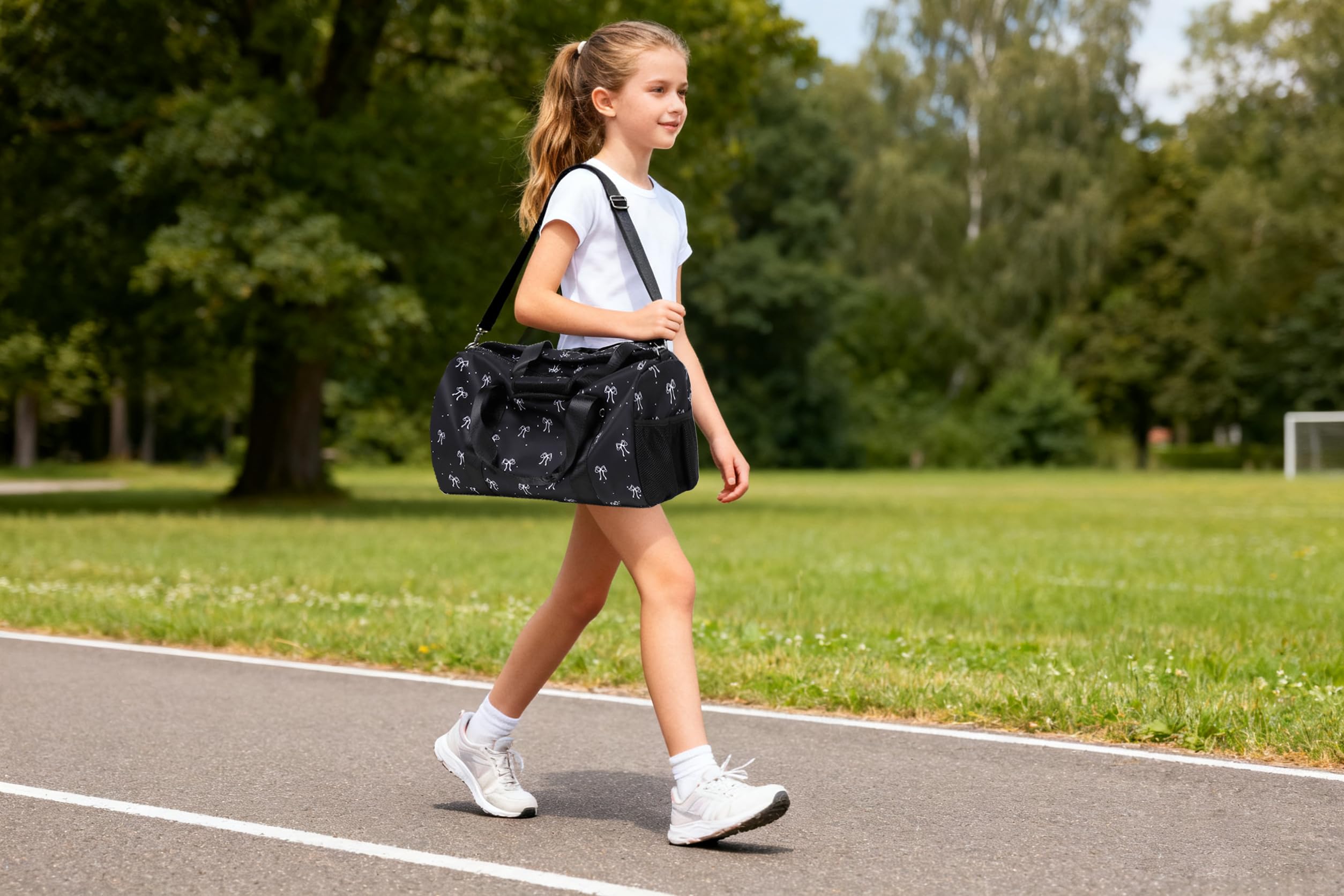 Kimwadalh Borse Sportiva Bambina Tote da Palestra Bambina Borsa da Viaggio Borsa da Palestra Ragazze Borsa da Sportiva Borsone Viaggio