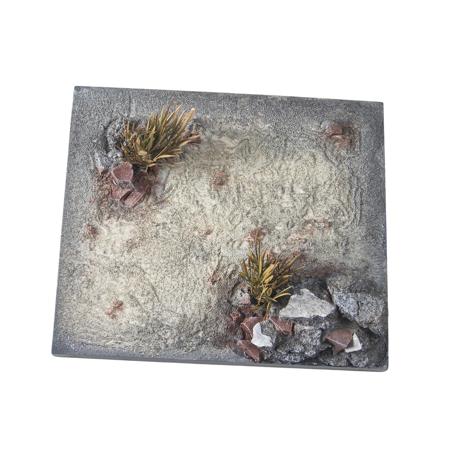 Base Per Action Figure 1 12 Con Diorama Strada Fangosa,Lz001b | diorama con fango realistico, base robusta in resina, facile assemblaggio