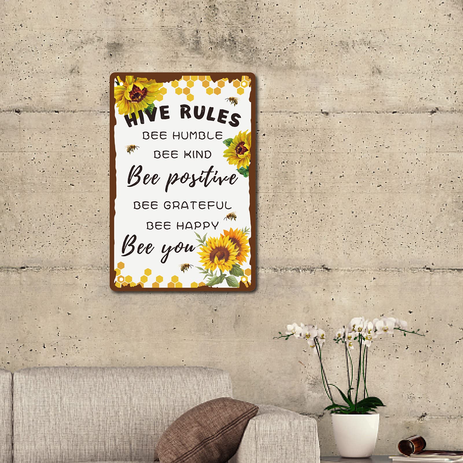 étal Tin Sign Vintage Poster - Décoration Urale Pour Jardin, Salle De