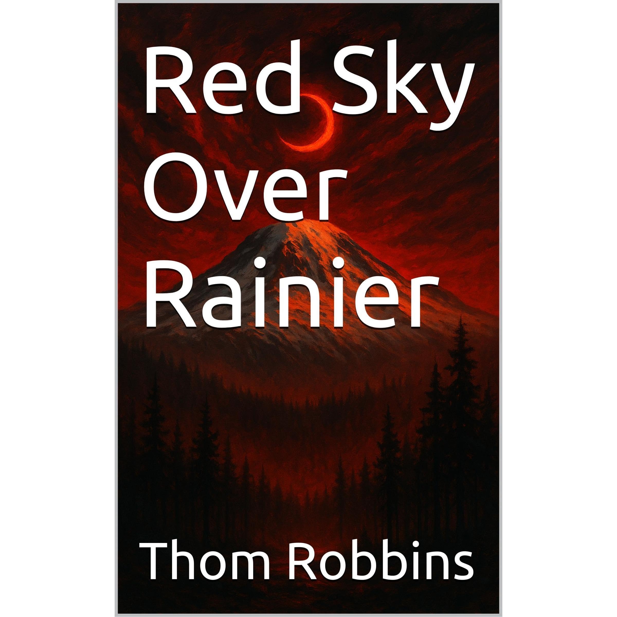 Red Sky Over Rainier