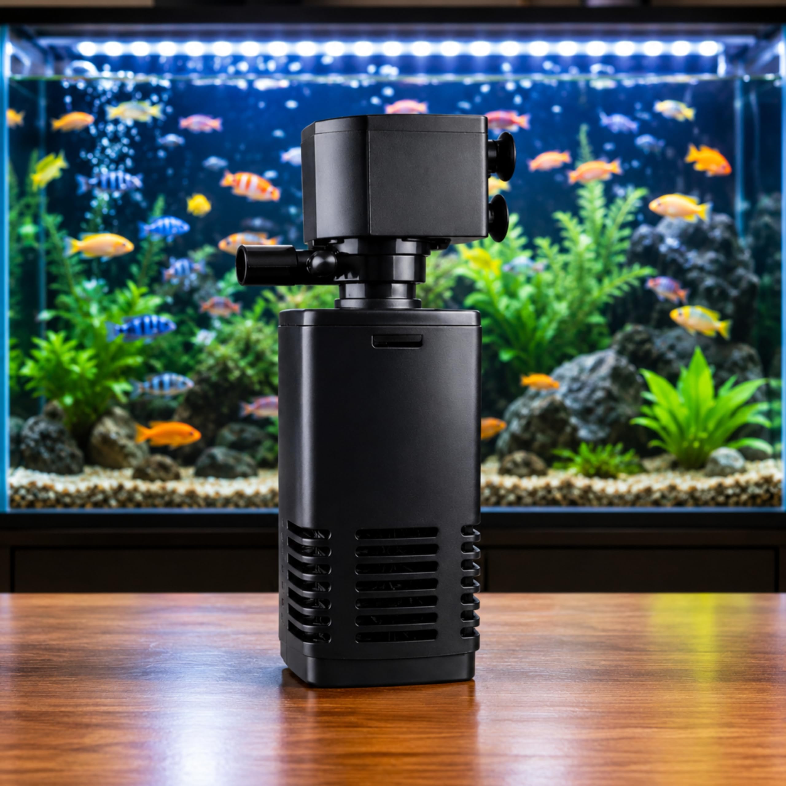 Foodie Puppies Aquarium Submersible Internal Filter Pump (1000F) for Fish Tanks | High Power 15W, 650 L/H Water Flow | Suitable for 1.5 – 2.5 Ft Medium Fish Tanks | Crystal Clear Water-image-35