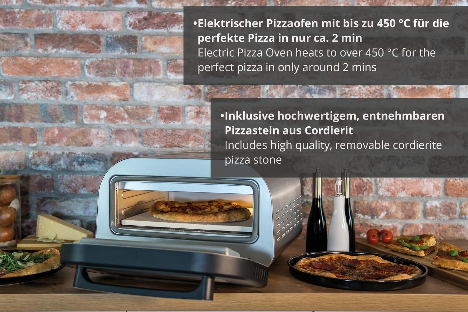 Unold 68816 Machine et Four Pizzas 1 Pizza(s) 1700 W Gris