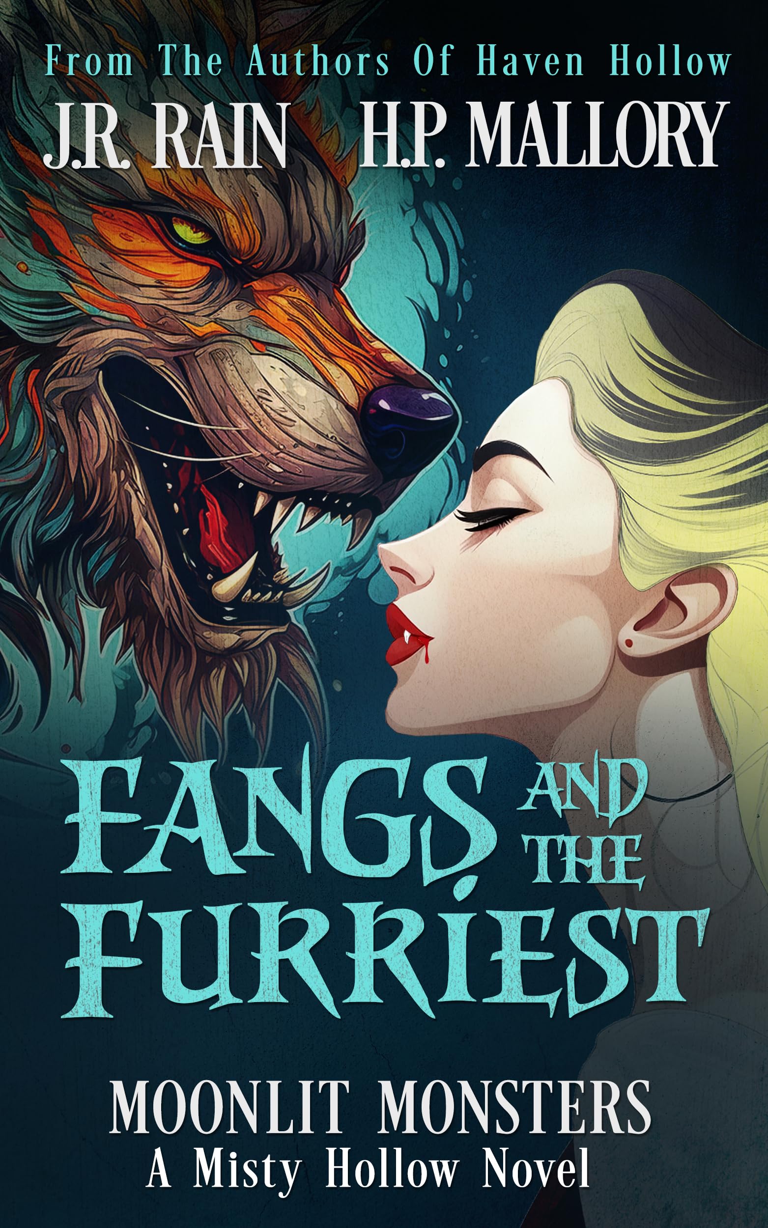 Fangs and the Furriest: A Paranormal Women's Fiction Novel: (Moonlit Monsters) (Misty Hollow Book 4)