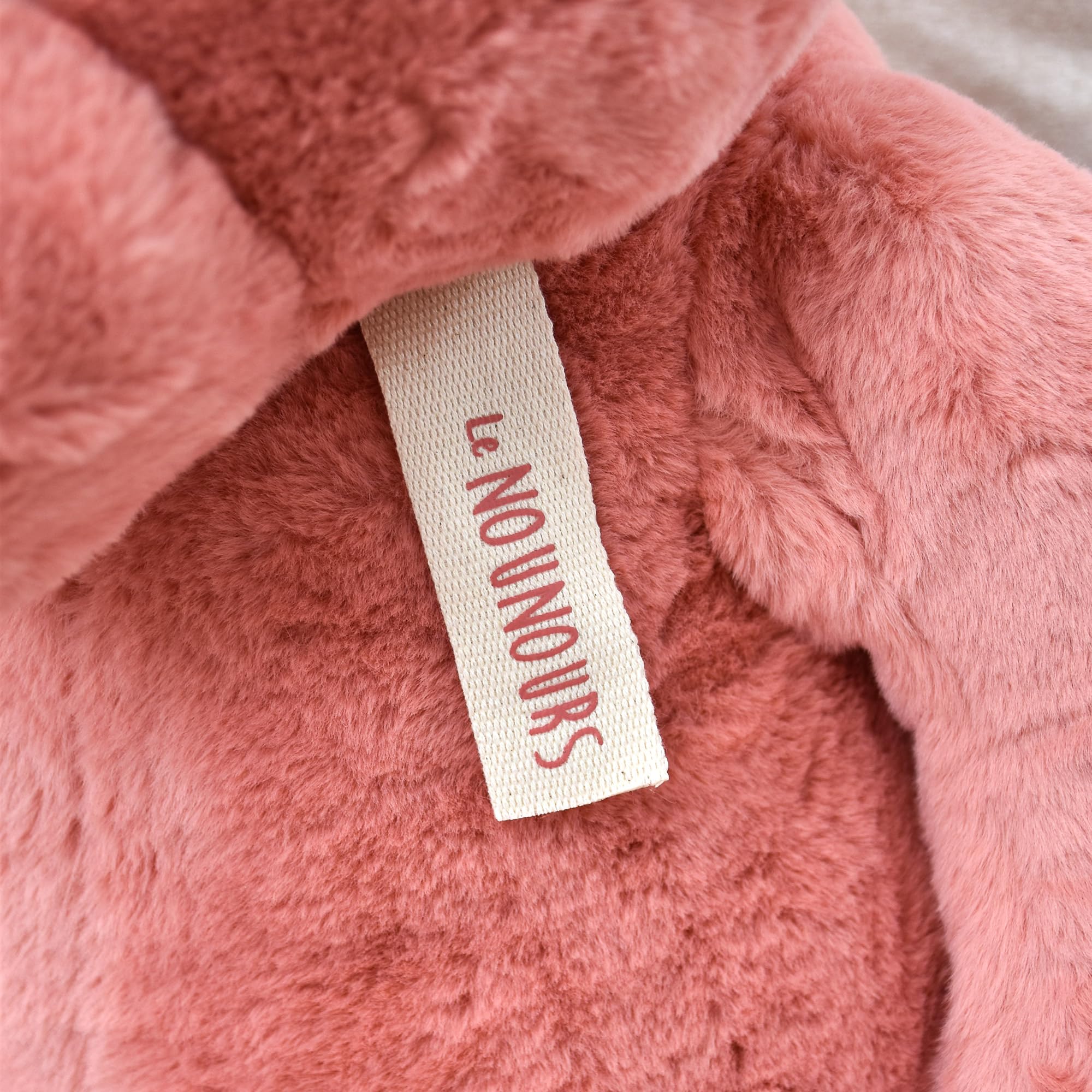 Histoire d'Ours - Peluche Ours - Le Nounours - Rose Praline - 28 cm - Peluche Super Douce à Caliner pour les Enfants Filles et Garçons - Idée Cadeau de Naissance Bébé, Noël et Anniversaire - HO3232