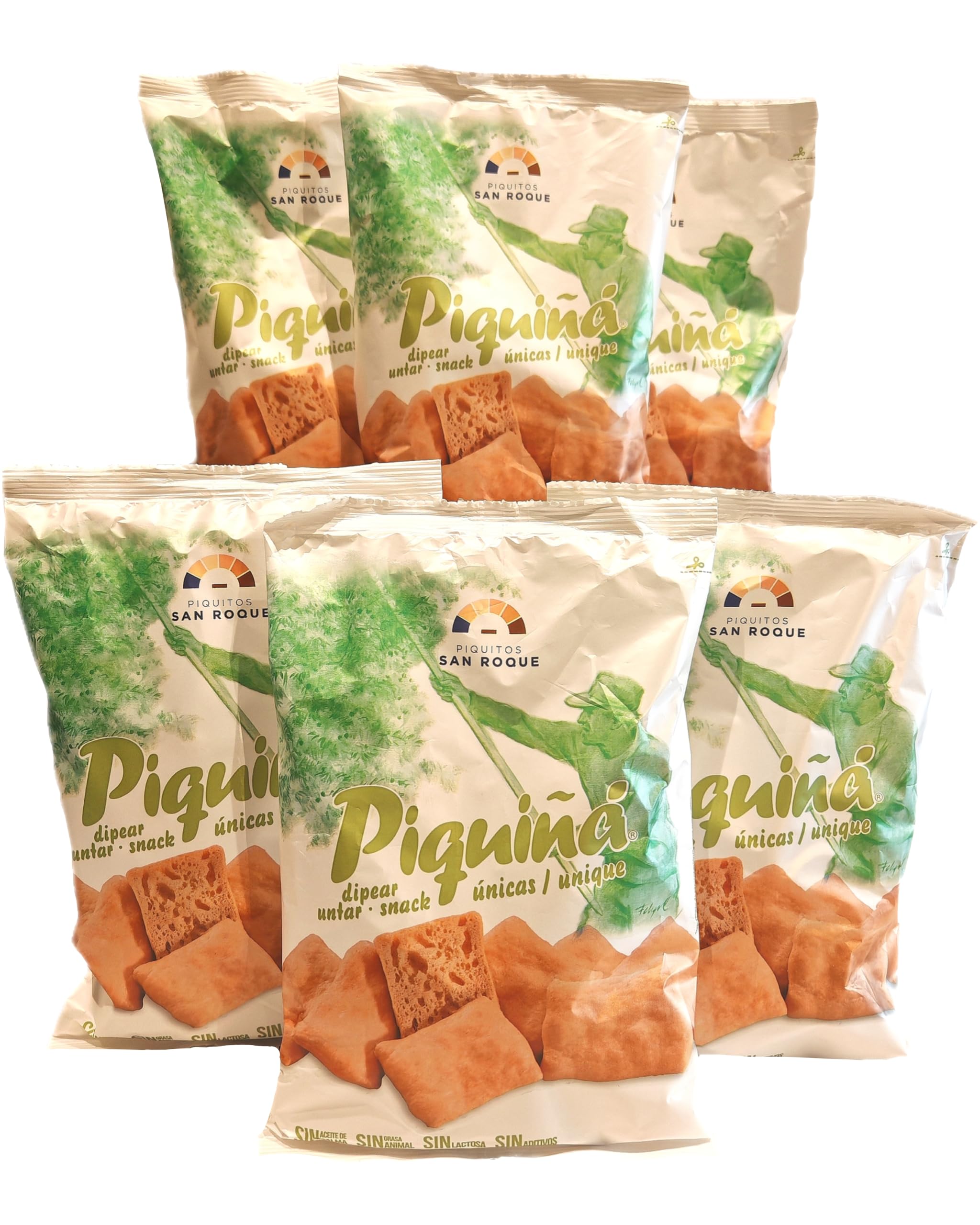 Piquiñá. Regaña gourmet elaborada con aceite de oliva. Pack de 6 unidades 142 gr