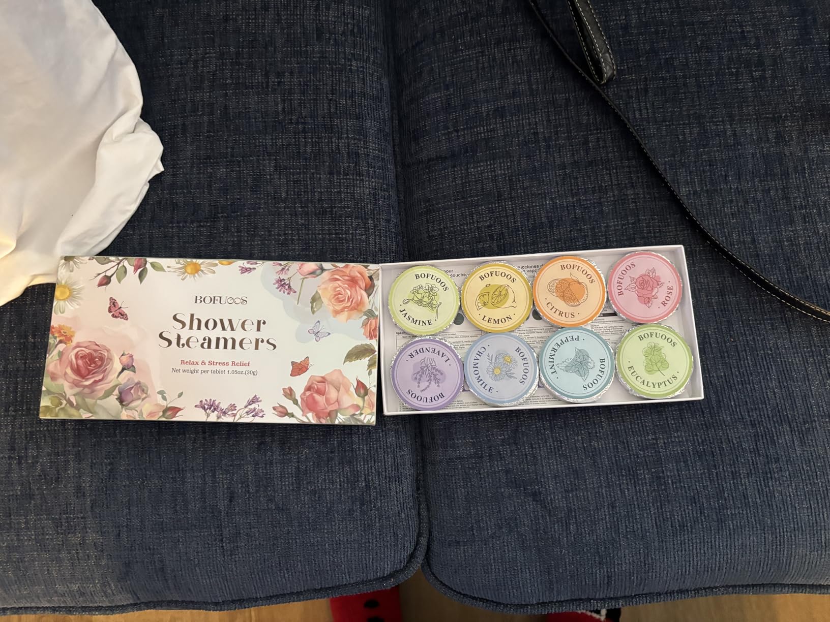 Shower Steamers Eight Fizzies With Natural Essential Oils For Home SPA Relaxation photo review