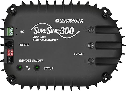 Morningstar SureSine - Inversor de corriente de 300 W inversor de onda sinusoidal pura inversor de corriente de 12 V a 220 V CC a CA inversor de 300 Morningstar SureSine - Inversor de corriente de 300 W inversor de onda sinusoidal pura inversor de corriente de 12 V a 220 V CC a CA inversor de 300