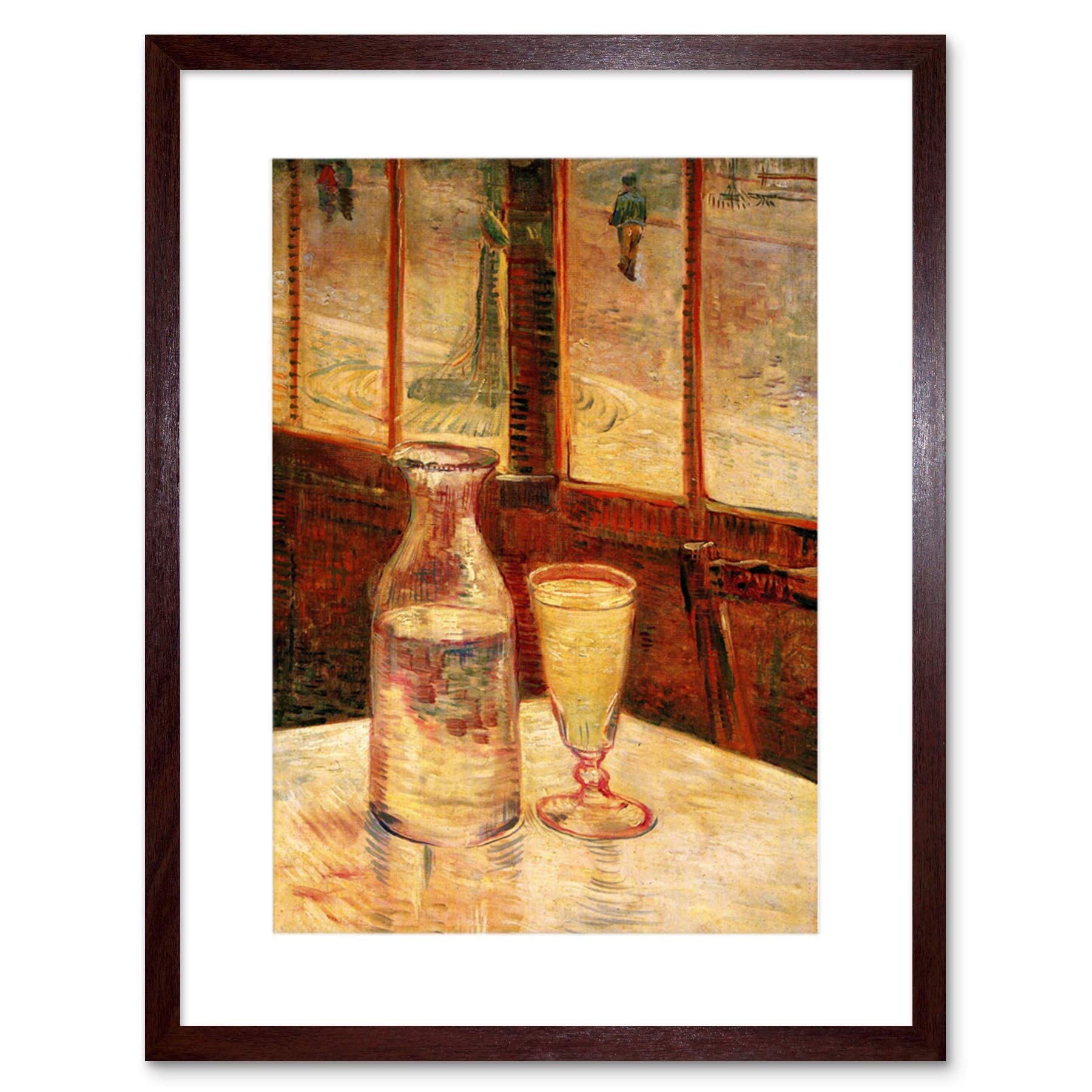 Wee Blue Coo Van Gogh Still Life With Absinthe Old Master Framed Wall Art Print