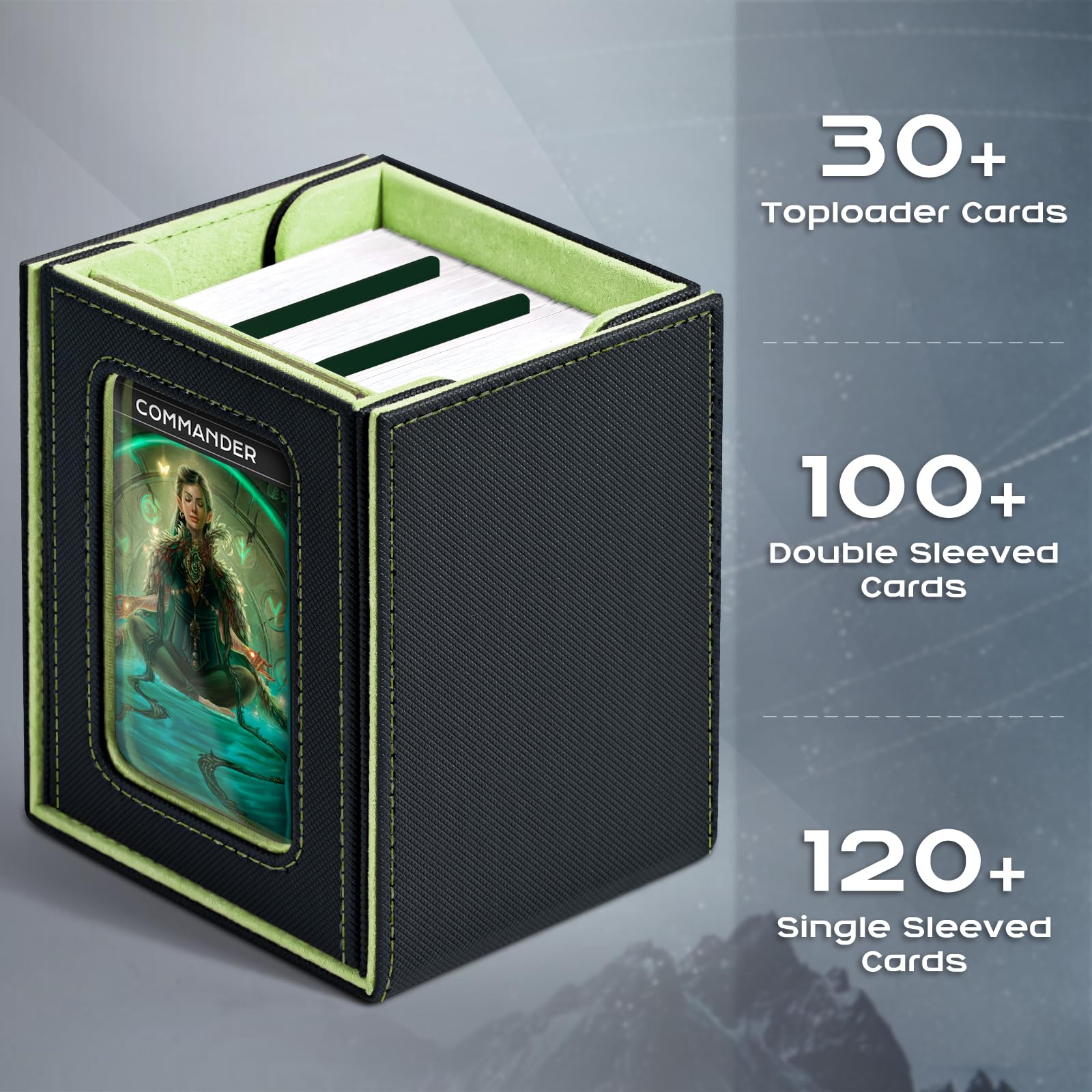 ZLCA MTG Deck Box with Commander Window Display - Image 3